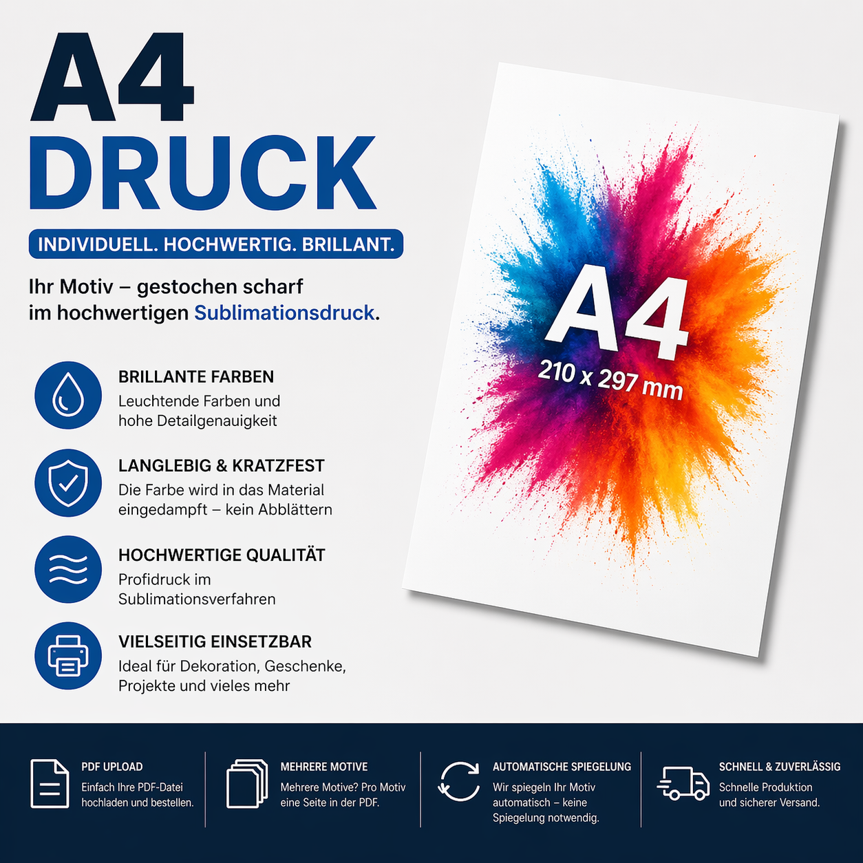 Sublimationsdruck A4